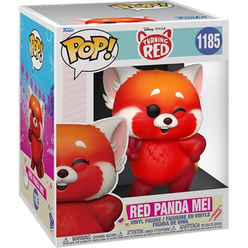 Red Panda Mei Funko Pop! Movies-Turning Red Deluxe Super Sized 6-Inch Vinyl Figure #1185