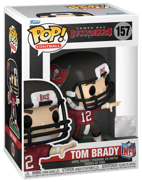 NFL Bucs Tom Brady (Home Uniform) Funko Pop! Vinyl Figure #157