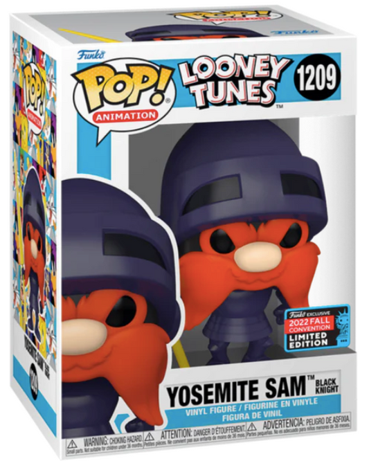 Pop! TV Looney Tunes YOSEMITE SAM #1209 (Black Knight) Fall Convention 2022