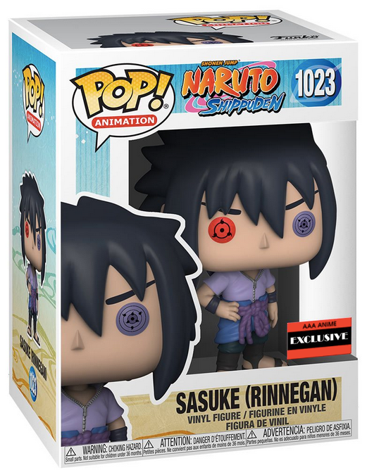 Naruto Sasuke Uchiha Rinnegan Funko Pop! Vinyl Figure - AAA Anime Exclusive #1023