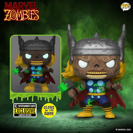 Marvel Zombies Thor Glow-in-the-Dark Funko Pop! Figure - Entertainment Earth Exclusive #787