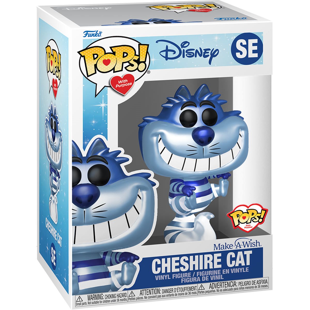 Cheshire Cat Make-A-Wish Metallic Funko Pop! Special Edition Vinyl Figure