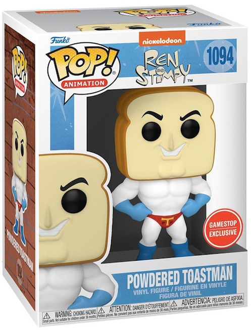 Powdered ToastMan Funko Pop! Ren and Stimpy Gamestop Exclusive #1094