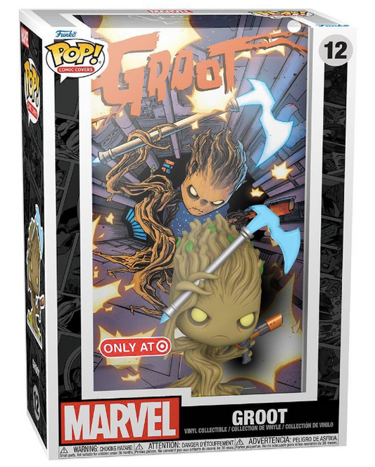 Groot Funko POP! Comic Cover: Marvel (Target Exclusive) #12 Vinyl Figure and Case