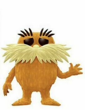 Lorax Funko Pop! Books Dr. Seuss Flocked #11 2017 Summer Convention