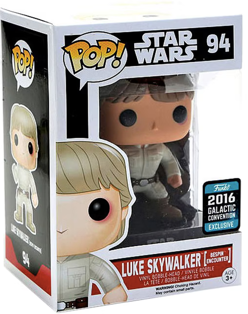Luke Skywalker Bespen Encounter Funko Pop!  #94 Vaulted 2016 Galactic Convention Exclusive