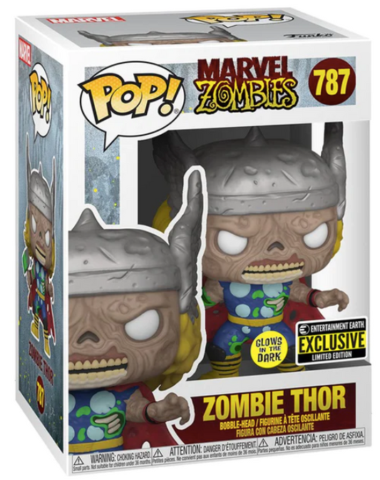 Marvel Zombies Thor Glow-in-the-Dark Funko Pop! Figure - Entertainment Earth Exclusive #787