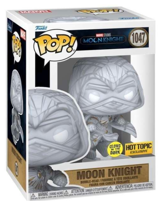 Moon Knight Funko Pop! Glow in the Dark Hot Topic Exclusive #1047