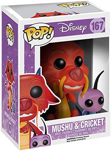 Mushu and Cricket Funko Pop! Disney Mulan  #167 Vinyl Figure