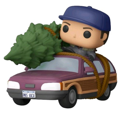 Funko Pop! Rides: National Lampoon's Christmas Vacation Clark Griswold with Station Wagon Exclusive Vinyl Figure #90