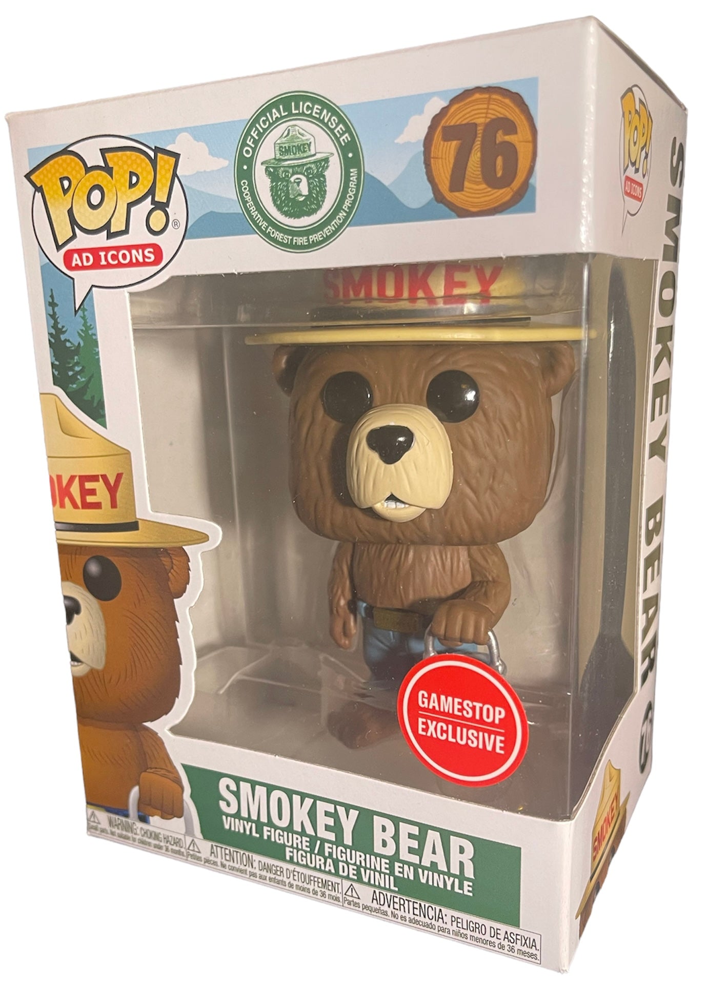 Smokey Bear Funko Pop! Ad Icons #76 Game Stop Exclusive