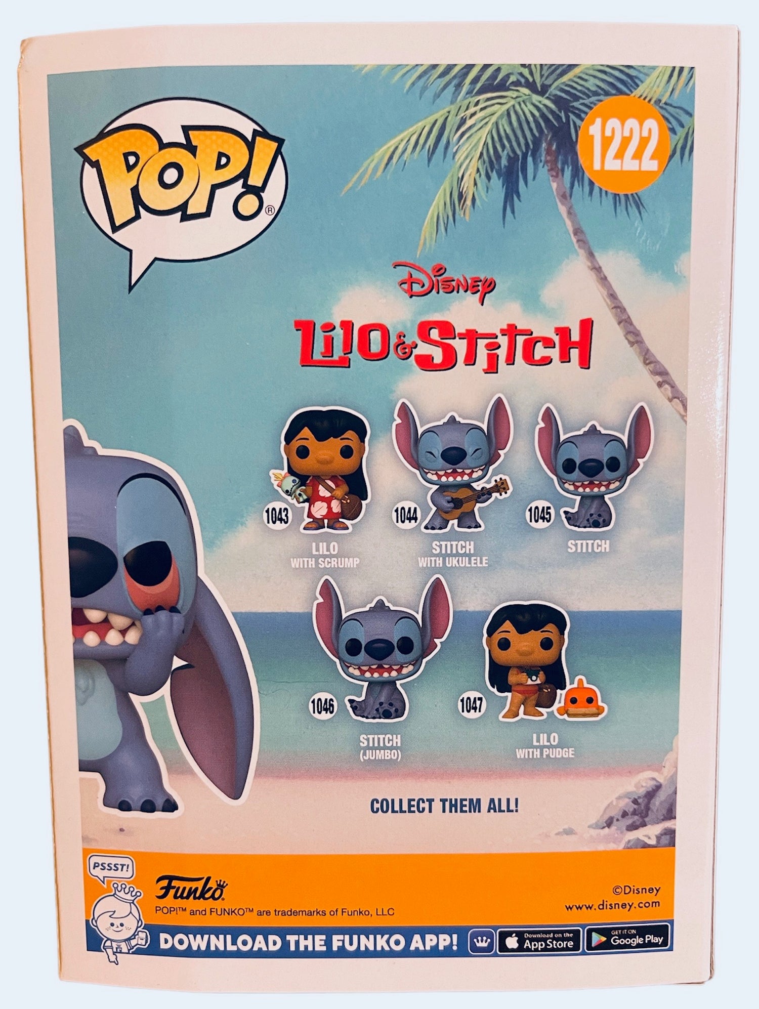 Disney: Lilo & Stitch - Annoyed Stitch Funko Pop! Vinyl Figure #1222 - EE  Exclusive