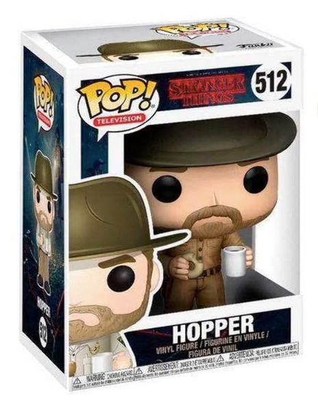 Hopper Funko Pop! Television Stranger Things Hopper with Mug #512