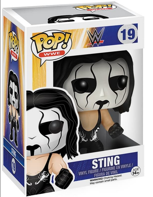 Sting Funko Pop! WWE #19 Vinyl Figure White Mask Vaulted Rare