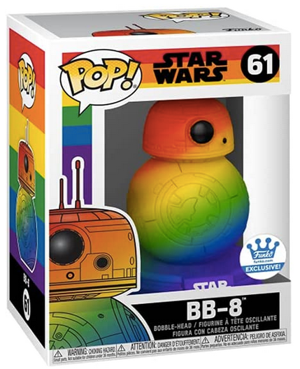 BB-8 Funko POP! Star Wars Pride (Rainbow) #61 Exclusive