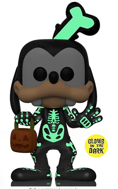 Disney Skeleton Goofy Glow-in-The-Dark Pop! Vinyl Figure - Entertainment Earth Exclusive