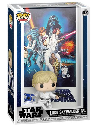 Star Wars A New Hope Pop! Luke Skywalker and R2-D2 Movie Poster Figure with Case 02