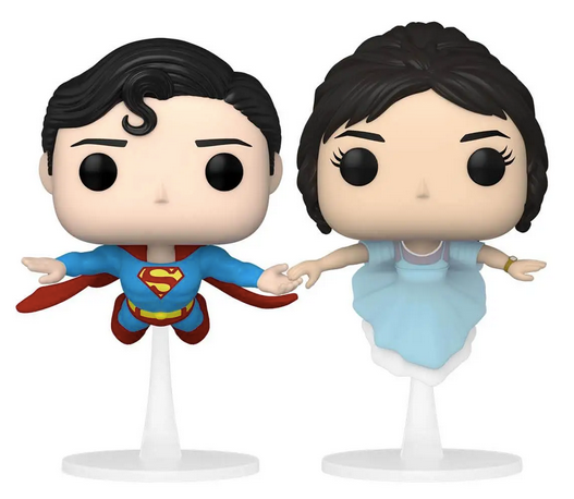 Superman And Lois Flying Funko Pop! Movies 2 Pack Zavvi Exclusive