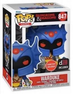 Warduke Funko POP! Games with D20 Dungeons and Dragons Warduke Vinyl Figure GameStop Exclusive #847