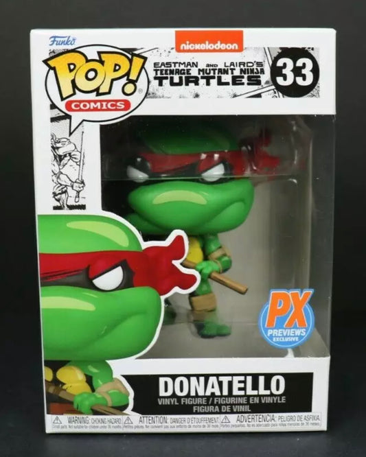 Donatello Funko Pop! Teenage Mutant Ninja Turtles #33 PX Previews Exclusive
