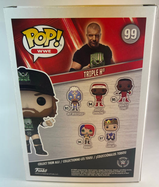 Triple H Funko Pop! WWE Game Stop Exclusive with Summer Slam Pin #99