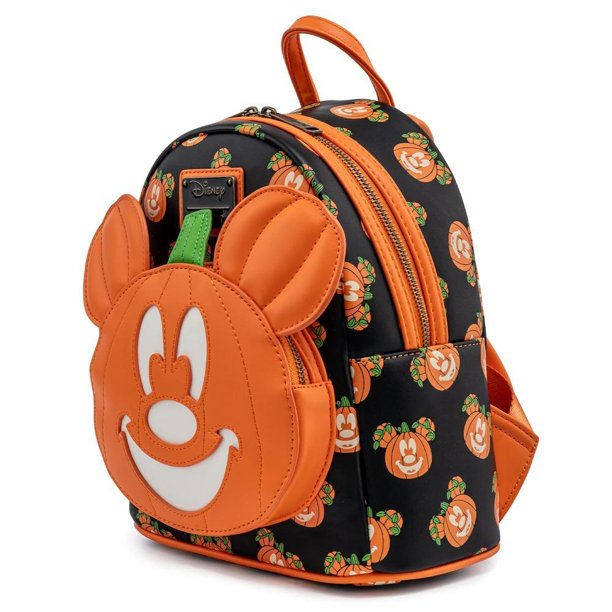 Loungefly Disney Mickey-O-Lantern Mini Backpack Glow-In-The-Dark