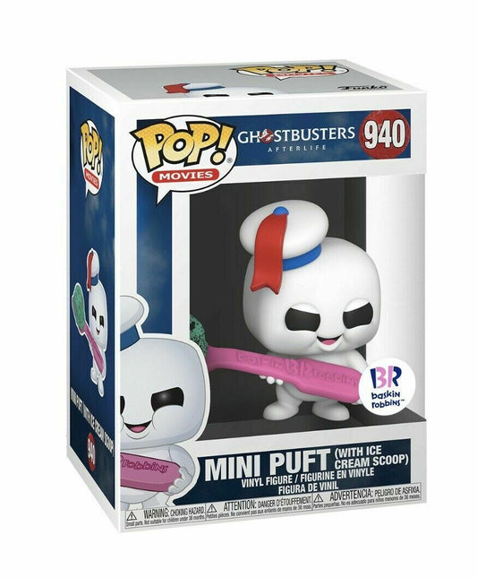 Mini Puft Funko Pop! Movies: Ghostbusters Afterlife #740 Baskin Robbins Exclusive