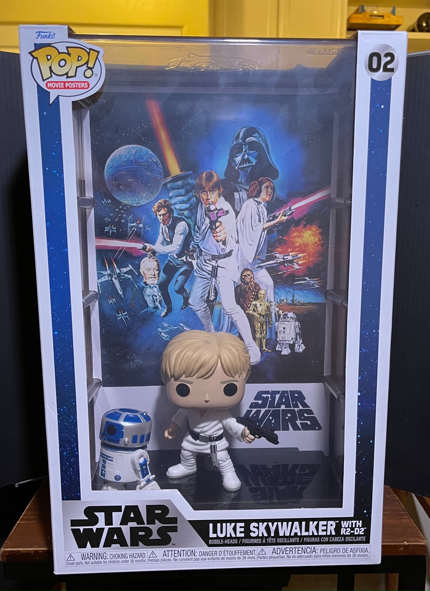 Star Wars A New Hope Pop! Luke Skywalker and R2-D2 Movie Poster Figure with Case 02