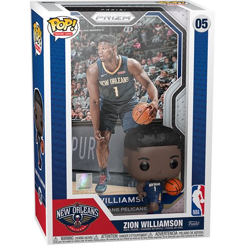 Funko Sports: NBA Zion Williamson Pop! Trading Card Figure with Case #05